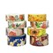 Wrapables Nature Metallic Foil Washi Tape Set for Scrapbooking, Stationery, Diary, Card Making